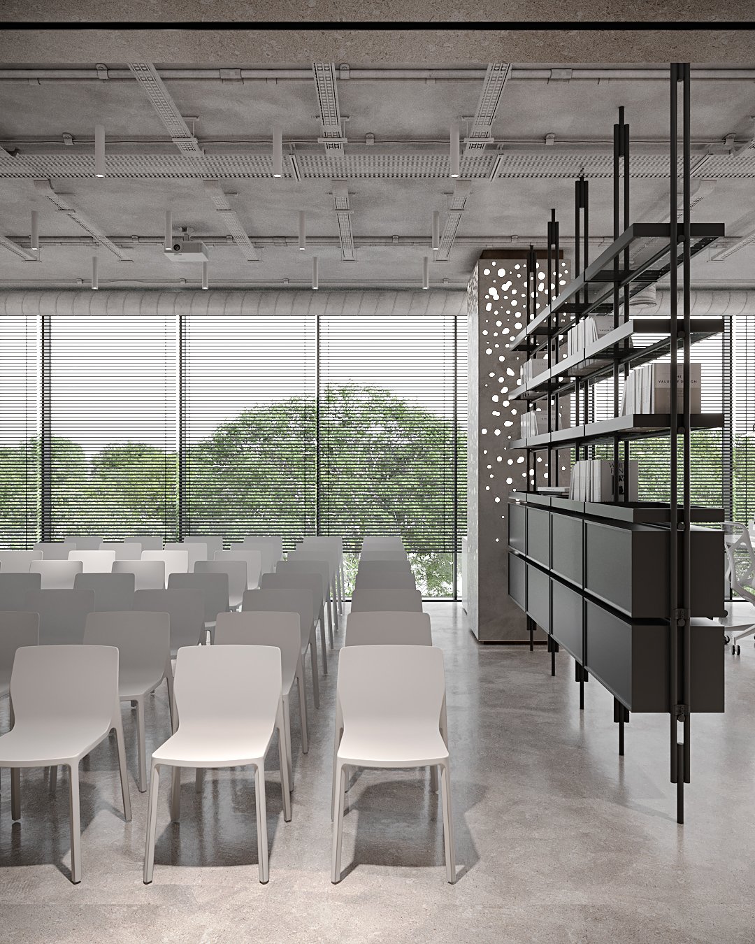 极简自然风办公室设计-18