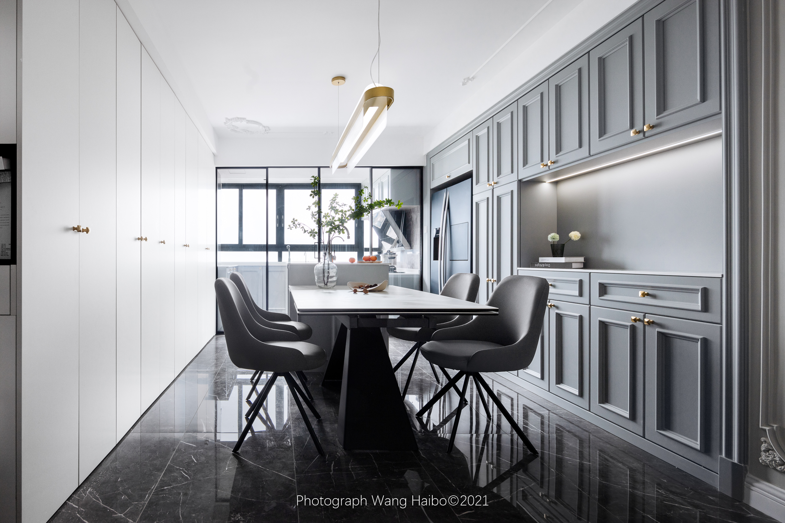 三世一屋,简约中式私宅设计丨中国湖北丨琉白空间设计-4