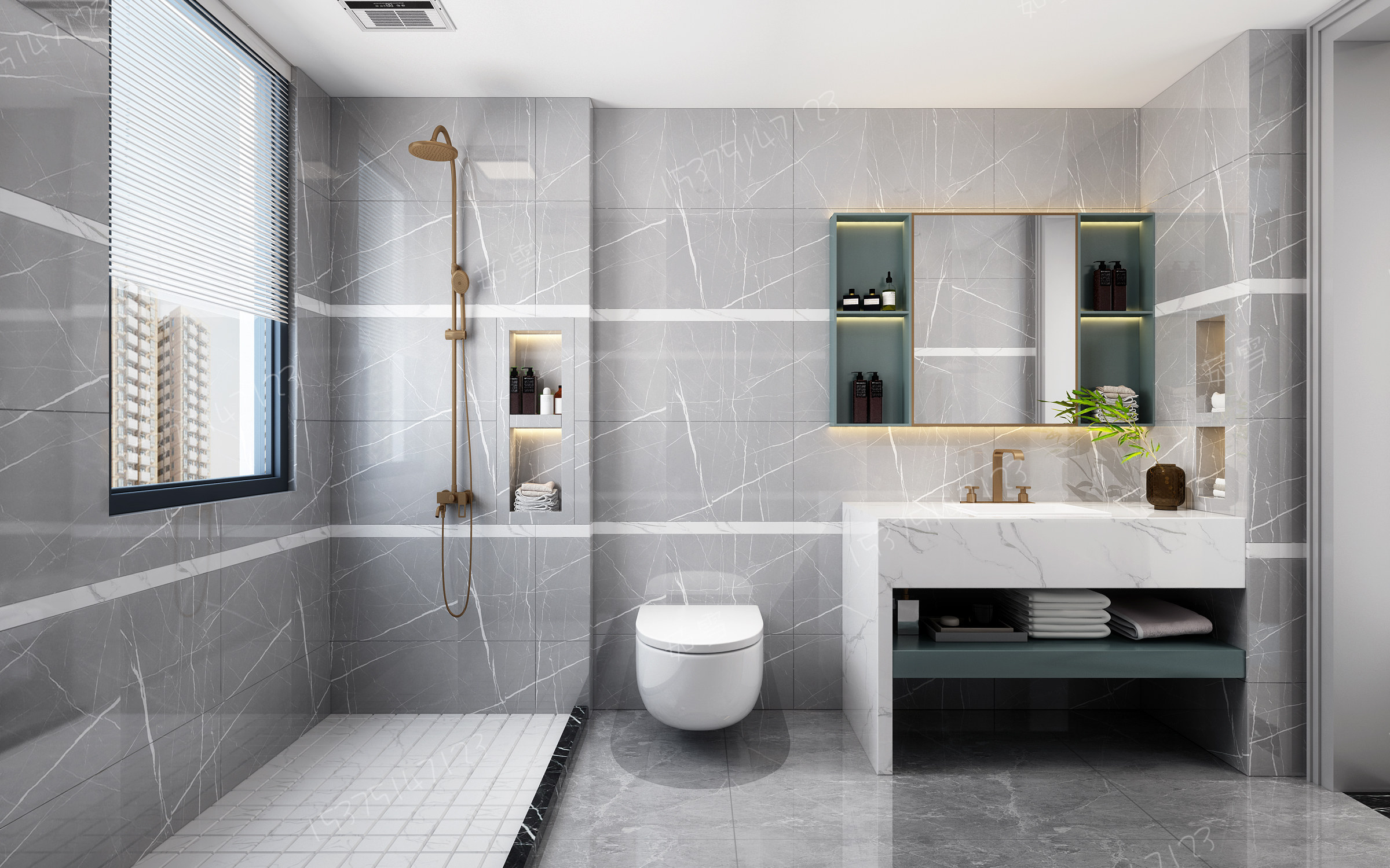 轻奢全房效果-4