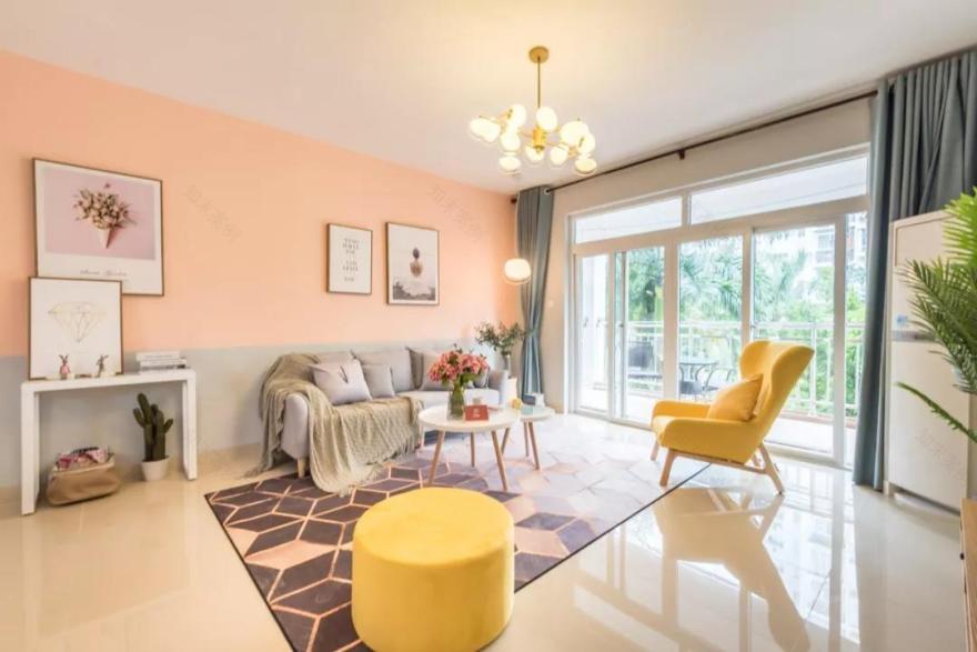 海口绿谷康都|| 暖意花香,旧房改造诠释现代北欧设计-20