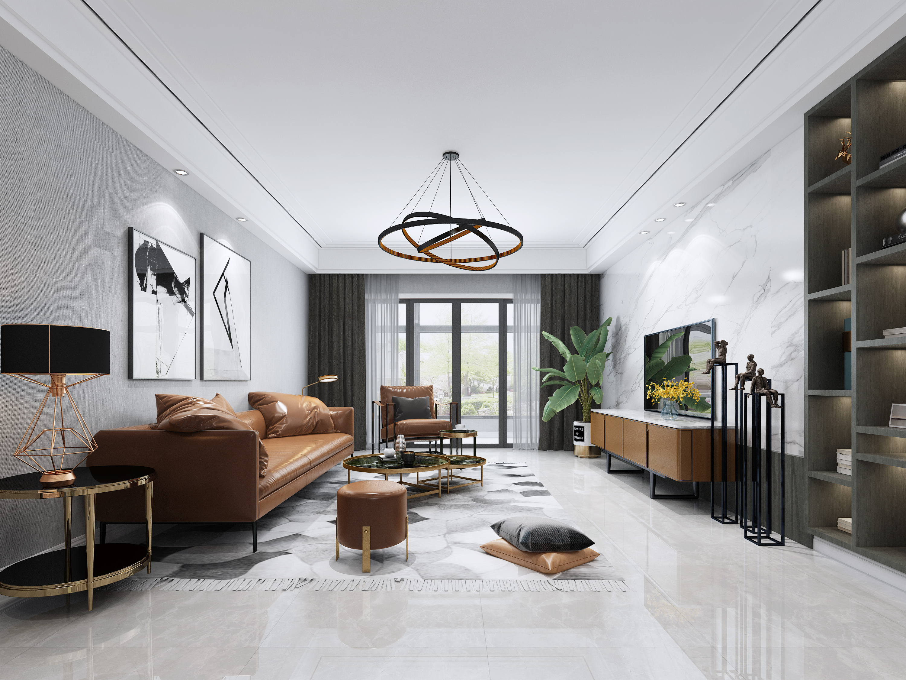 分享3套户型类似得现代-4