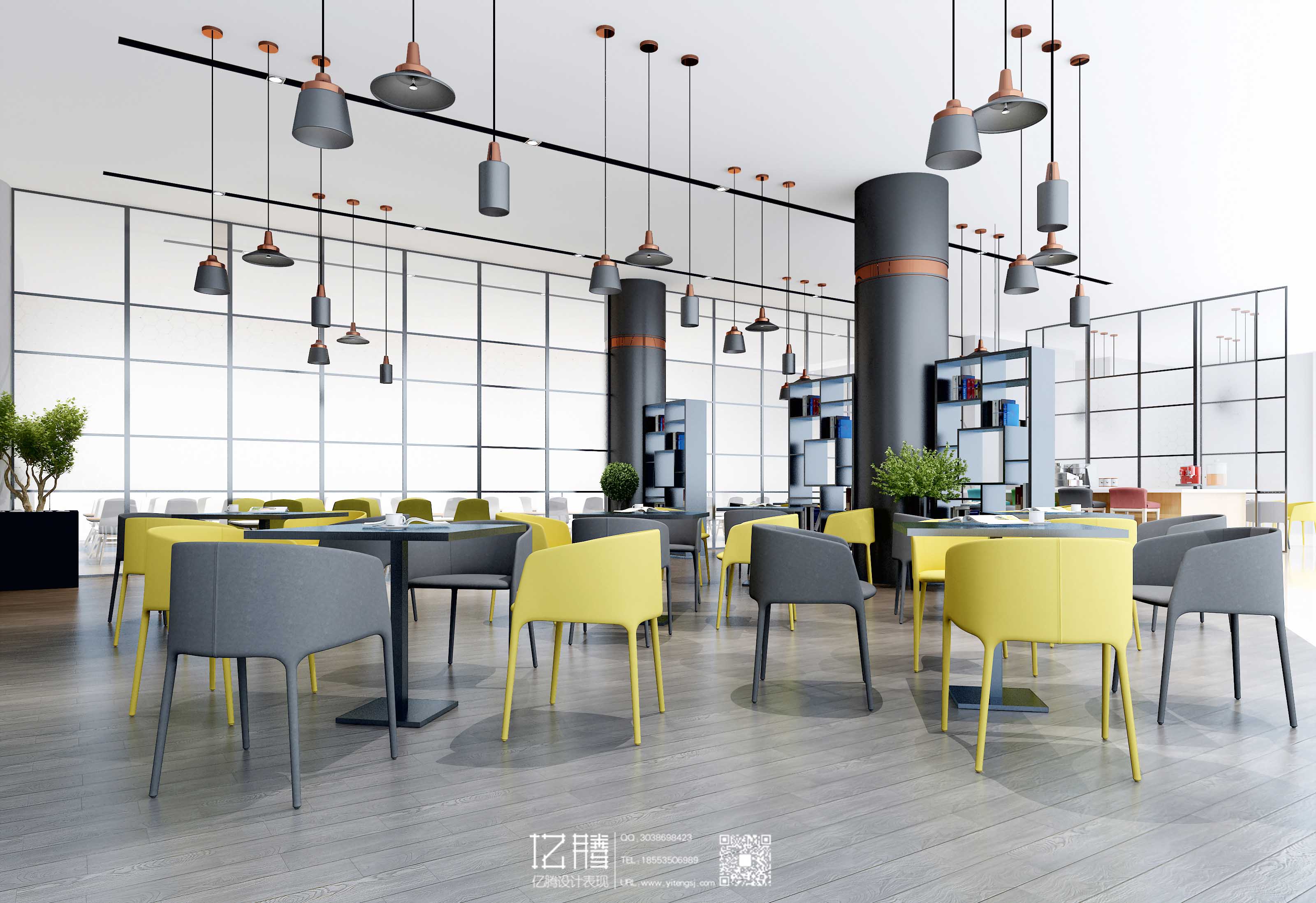 办公类空间效果图表现--亿腾效果图7岁啦~~-18