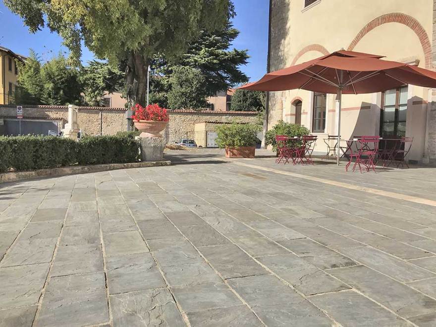 印度砂岩别墅庭院设计丨意大利贝加莫-4