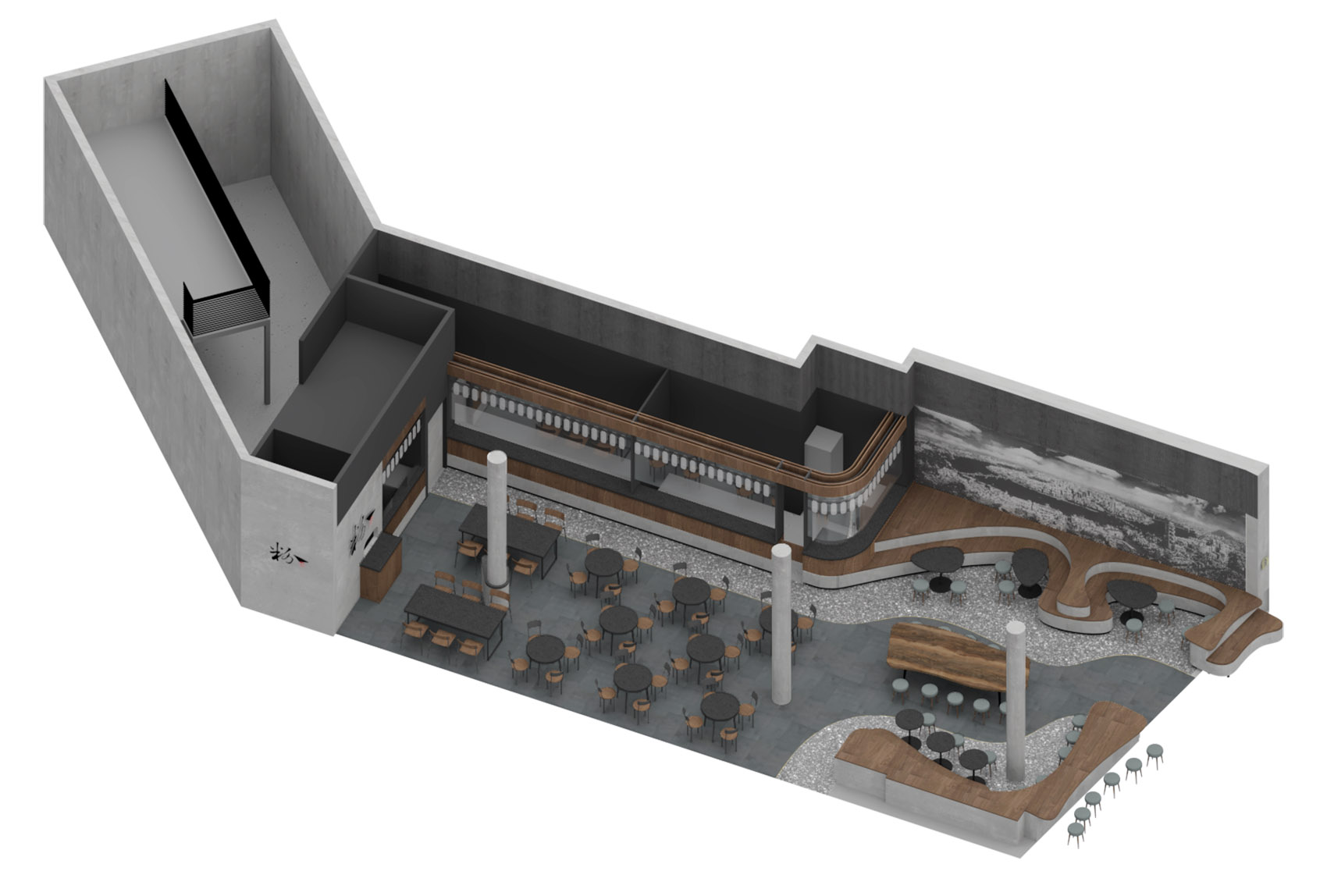 粉家青云街小酒馆丨中国上海丨之外建筑事务所 ZZYYStudio-32