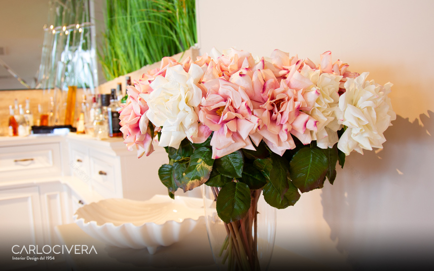 湖光山色——人工植物装点餐厅空间-6