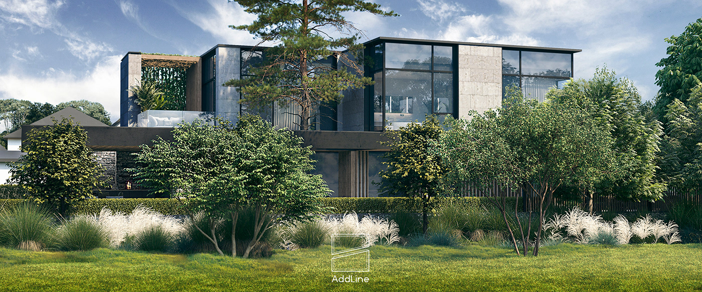 Addline group丨别墅建筑丨"PINE ESTATE" house by AddLine group-4