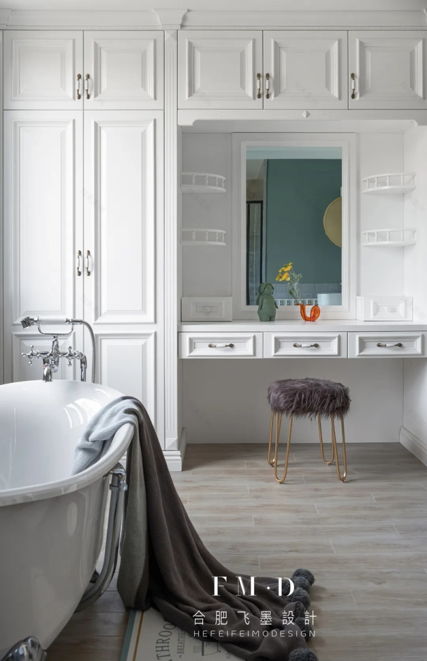 合肥中海央墅法式婚房,室内花园、影音系统,浪漫满屋-74