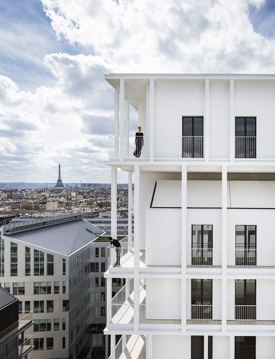 BAT高层公寓，巴黎/宛若一座轻盈而通透的“城市”-44