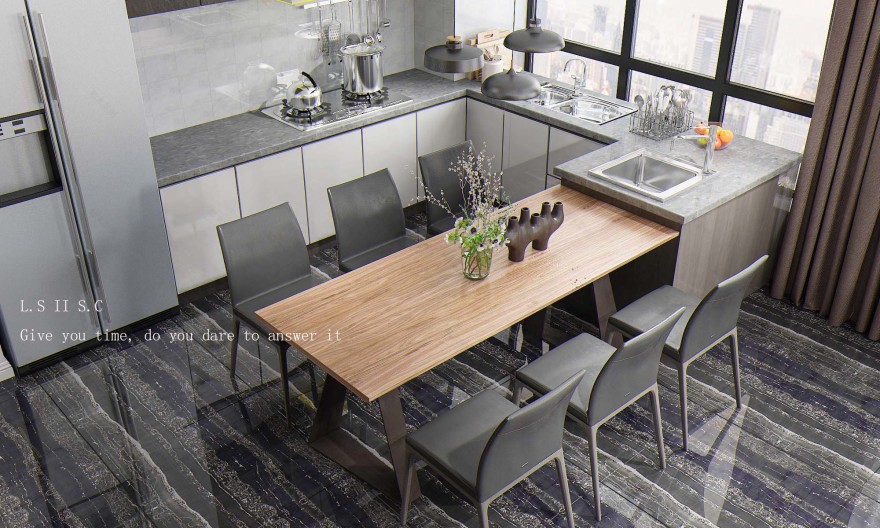 黑白调和的空间艺术——极简别墅设计-15