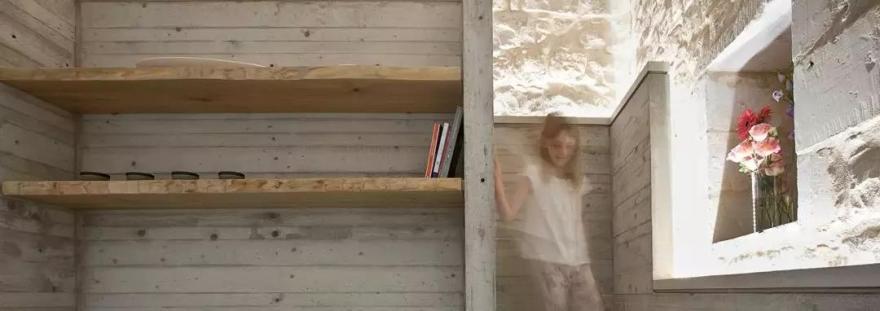 50㎡双层石头屋的宽敞空间魔法-25