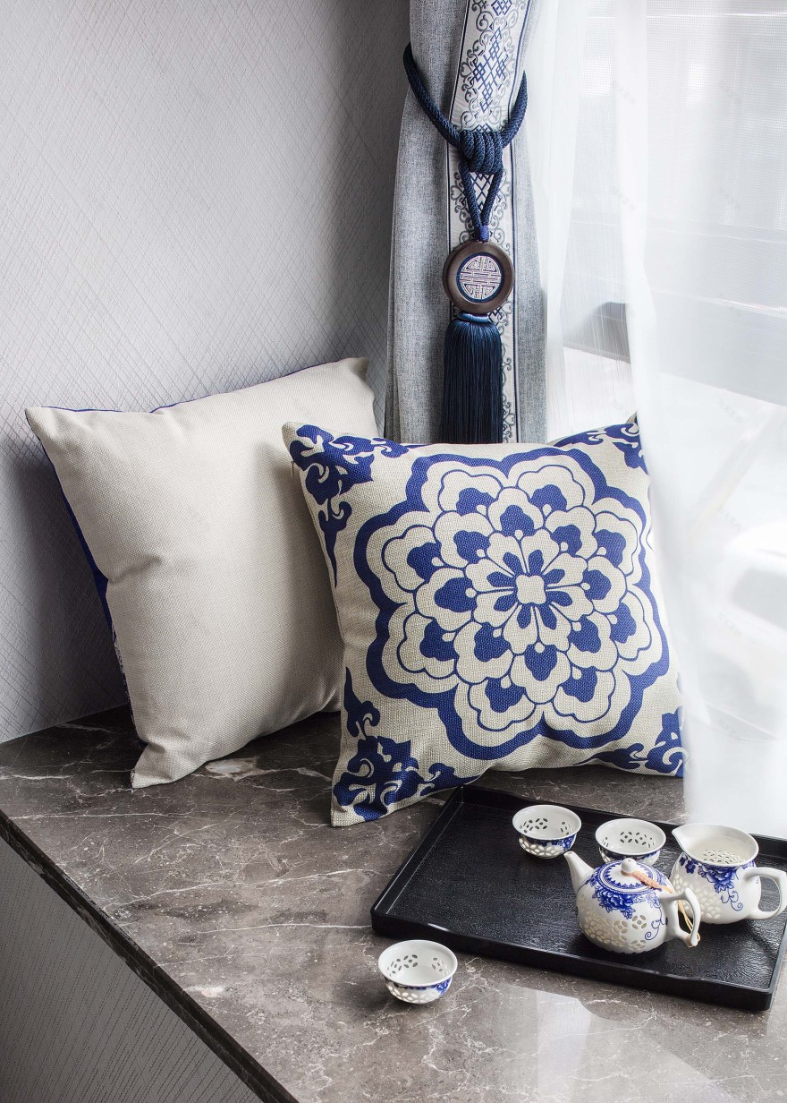 高科锦园的青花瓷风格设计-27