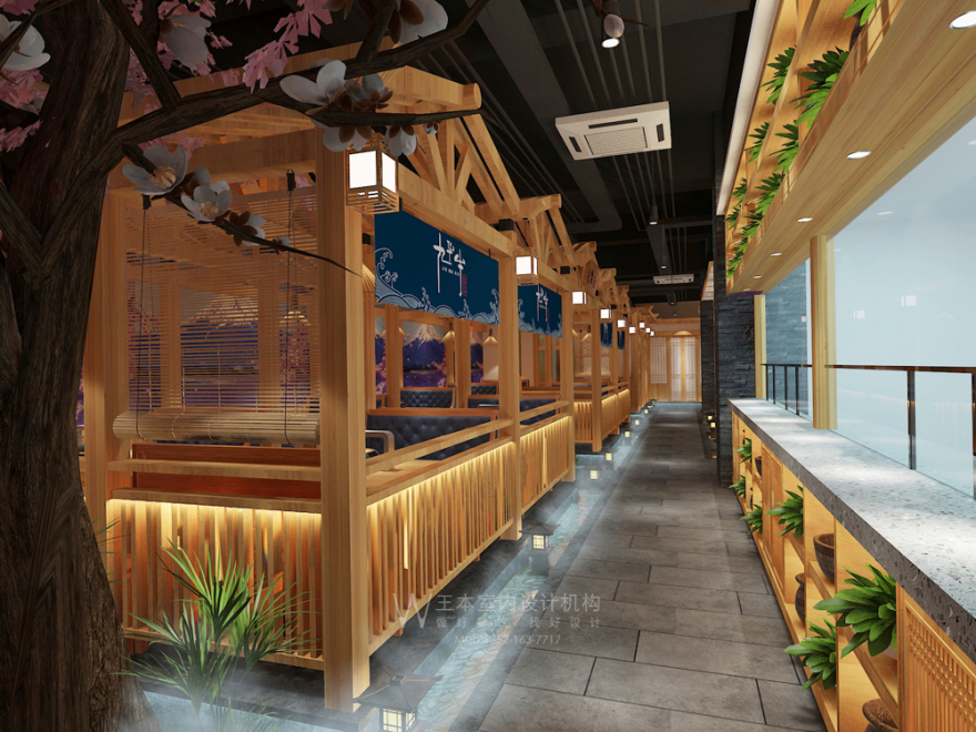 西宁万达九华牛烤肉店,打造仙境般的就餐环境-12