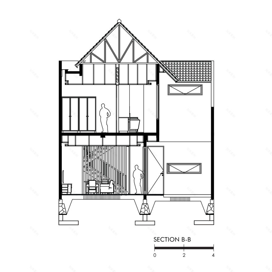 印尼班登 KAMITATA Architect AL·House 现代别墅设计-19