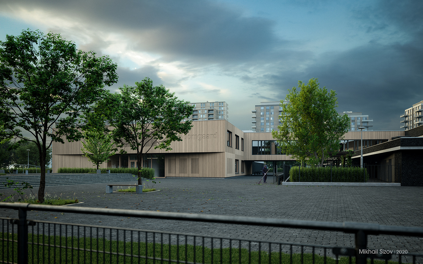 荷兰 School De Boomgaard 学校景观设计-7