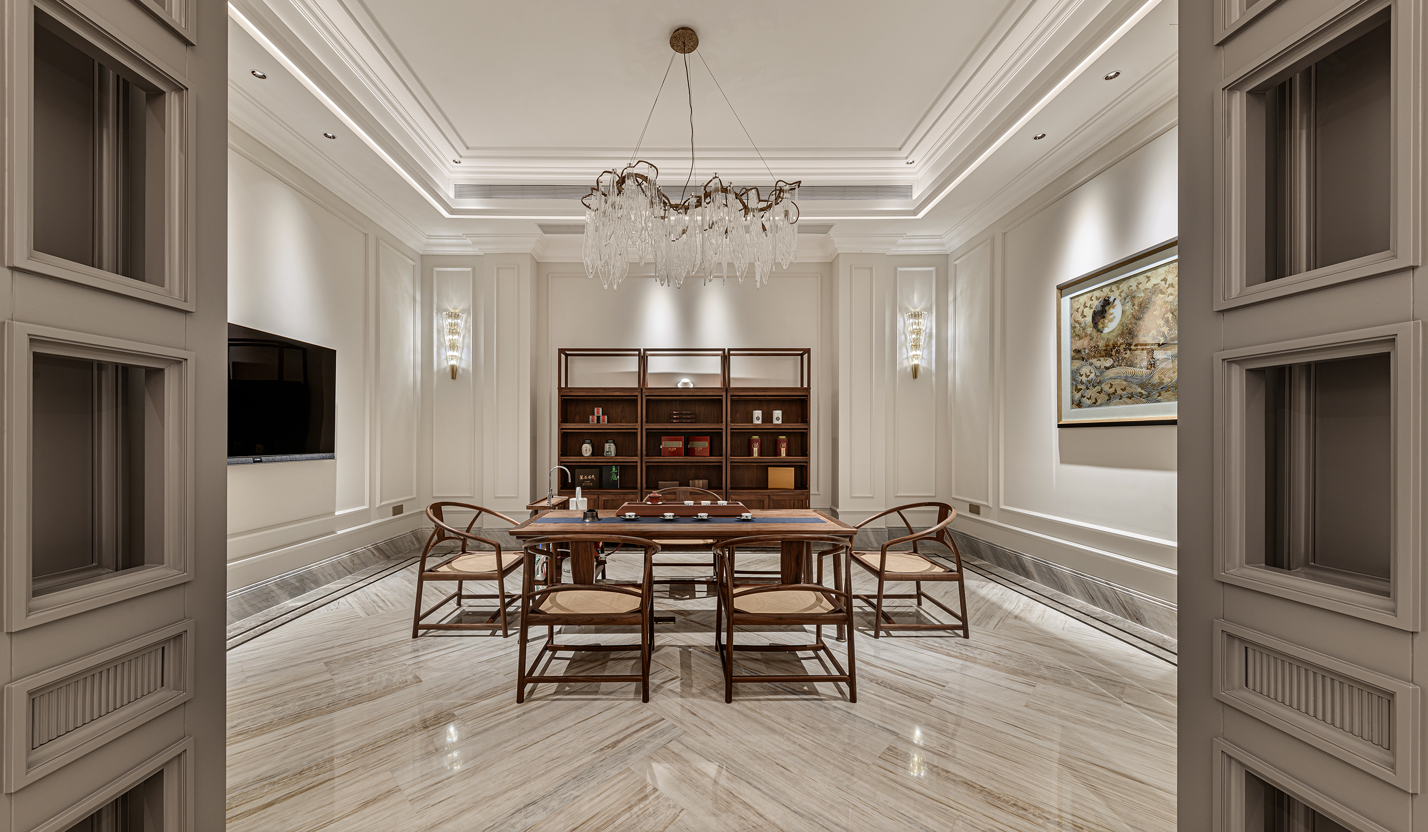 郑陈顺丨翔辉花园别墅 | 品川别墅设计-33