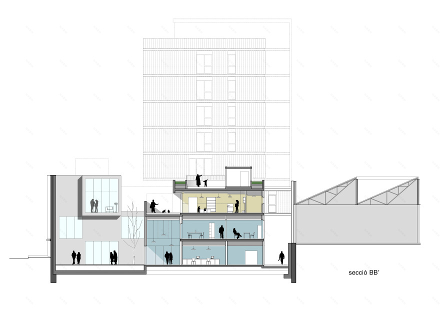 巴塞罗那“炼金厂”建筑重生 · 多功能社区设施-29