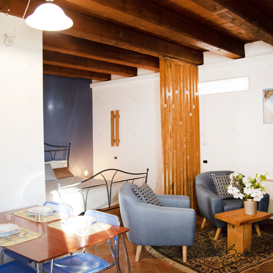 乡村蓝调厨房翻新丨意大利丨Accademia-4