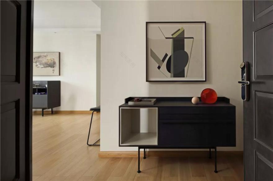 优雅清朗的 300㎡平层公寓设计-8