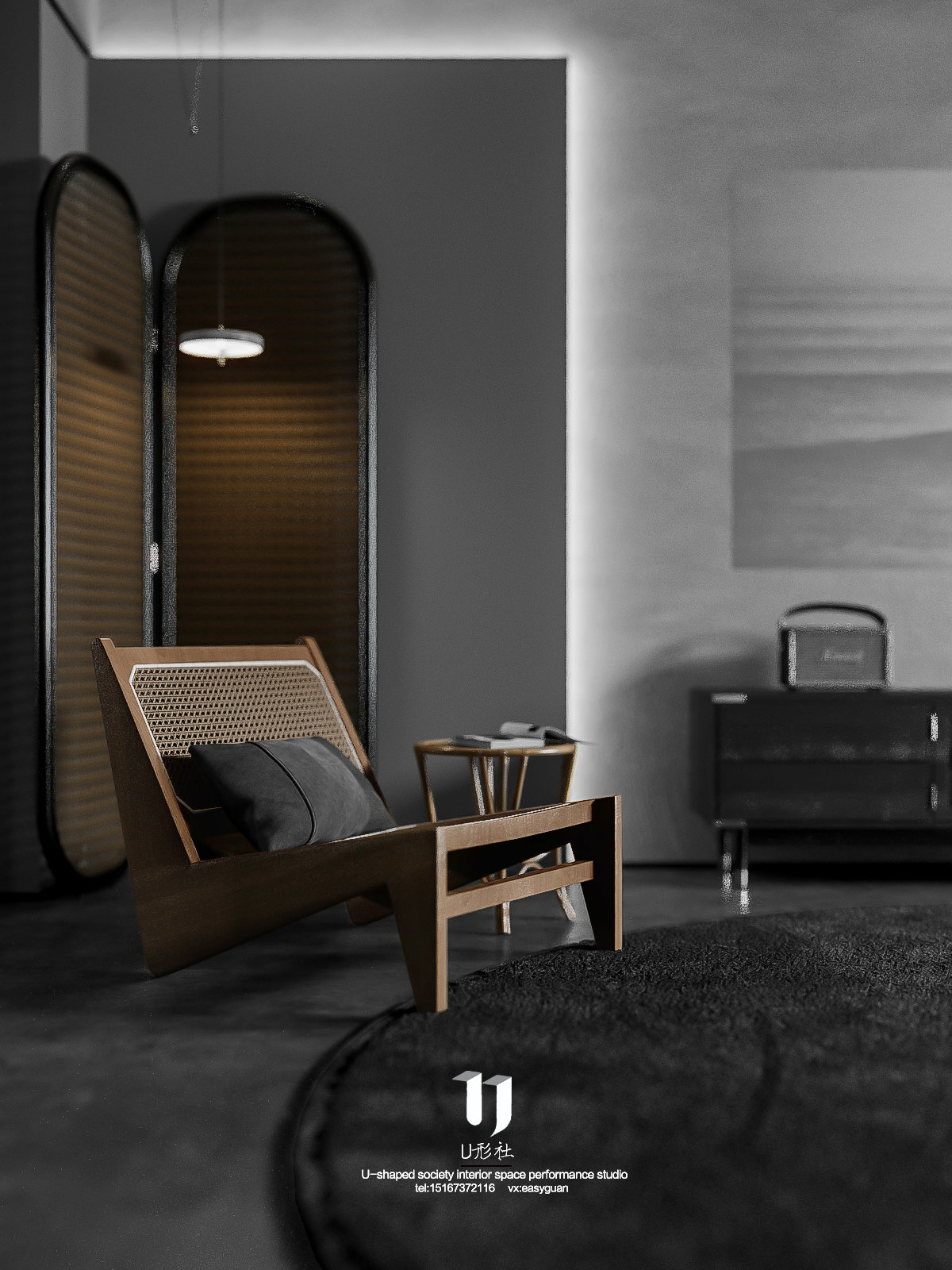 现代住宅的黑色艺术-5