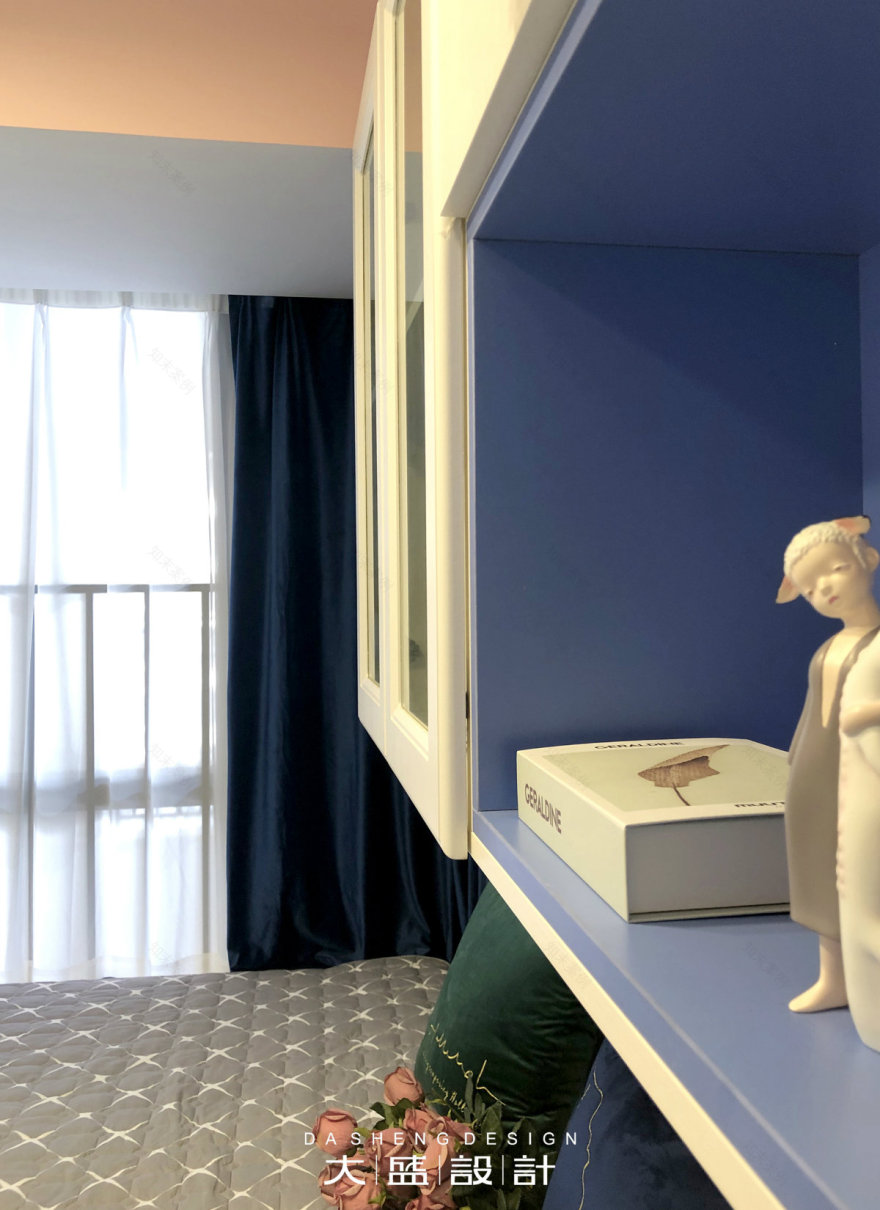 南宁光明城市 96㎡孟菲斯风格家居,色彩斑斓的甜蜜空间-66