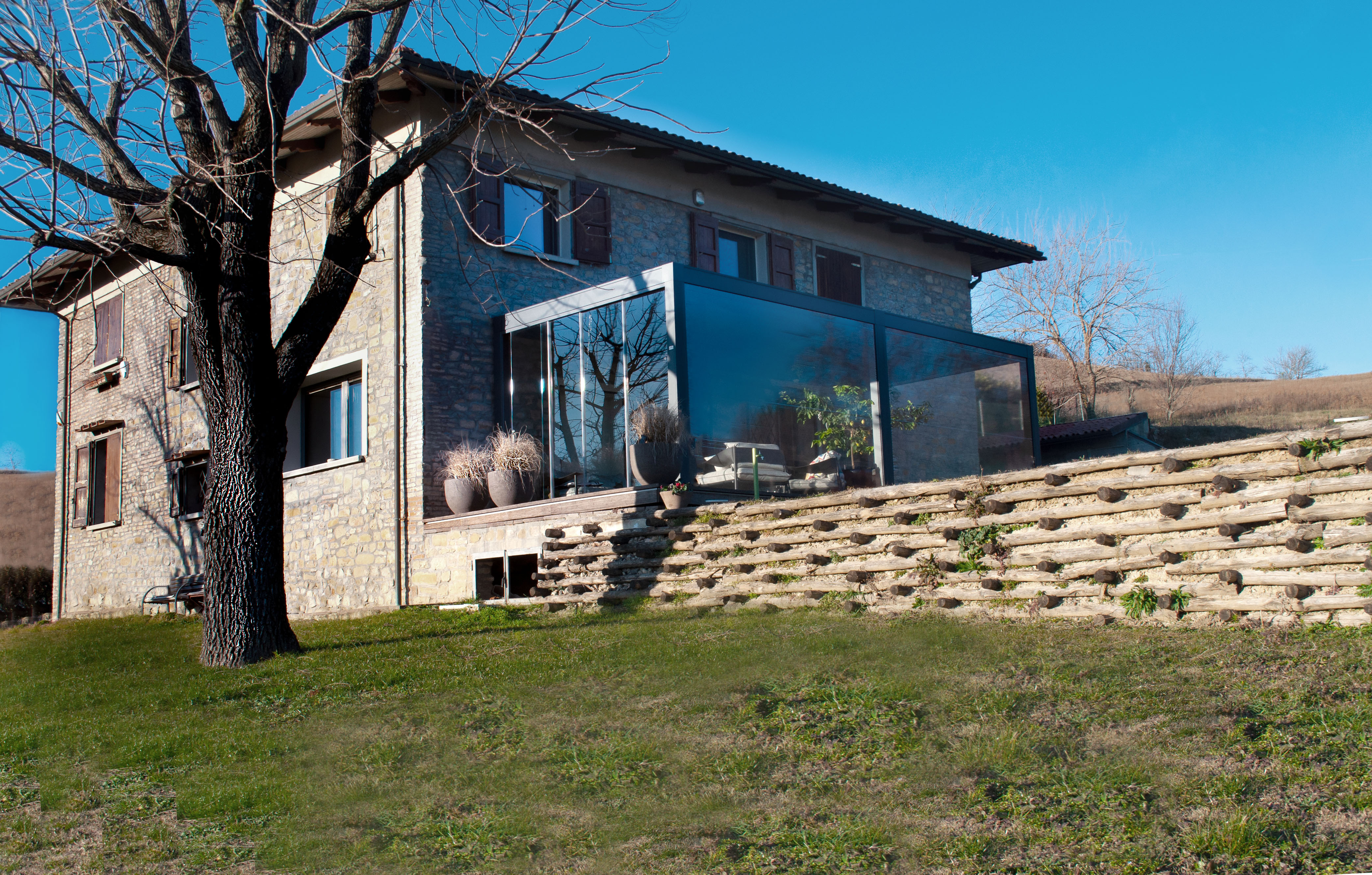 现代乡村家园的翻新设计-0