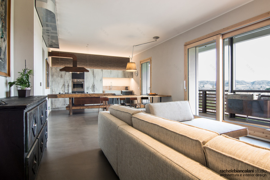 工业风 2.0 公寓 | 定制铁艺、原始砖墙、开放空间-16