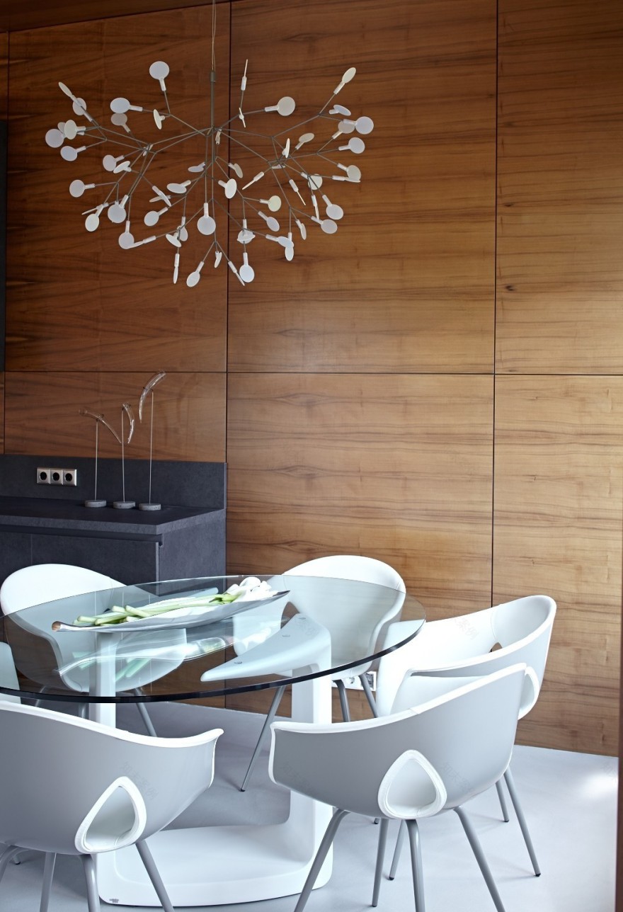 莫斯科乡村别墅的简约温馨室内设计-8