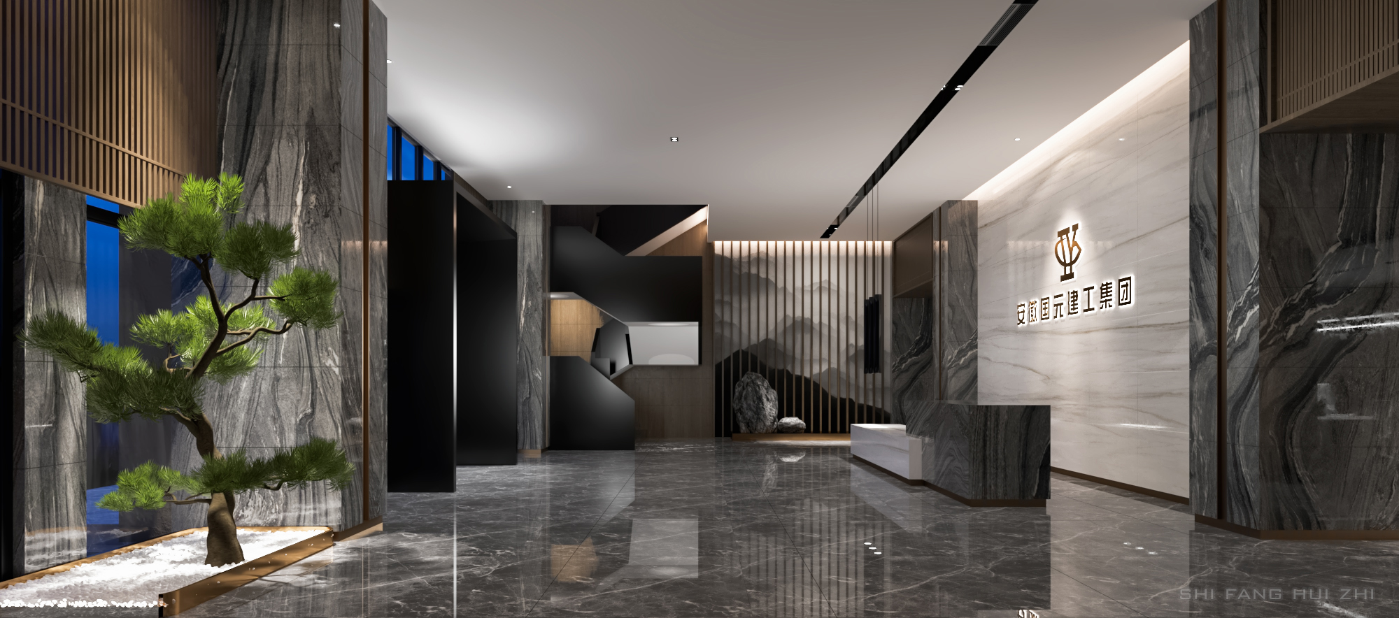 现代办公空间表现-2