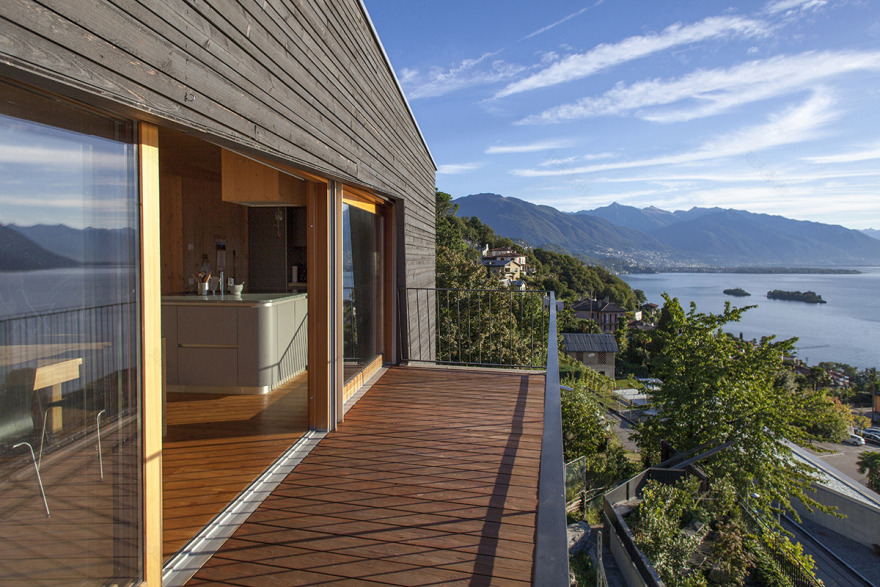 瑞士自然别墅,木质内外营造独特氛围-4