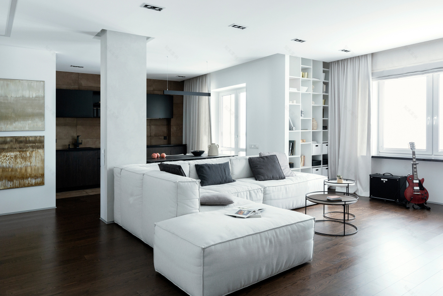 动感生活公寓 | 大胆现代,功能齐全-8