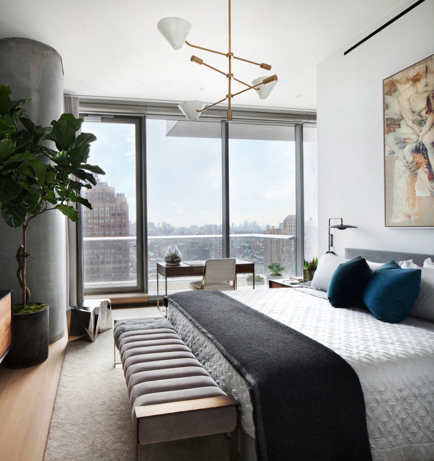 曼哈顿“Jenga 大楼”的温馨家庭公寓设计-8