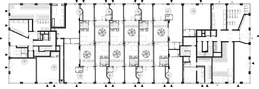 巴黎统一和谐低层区与高度多样高层区的住宅设计丨法国巴黎-49