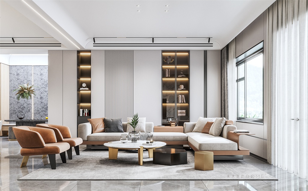 东木设计 丨 700㎡梦想私宅，蕴含品质之美！-5