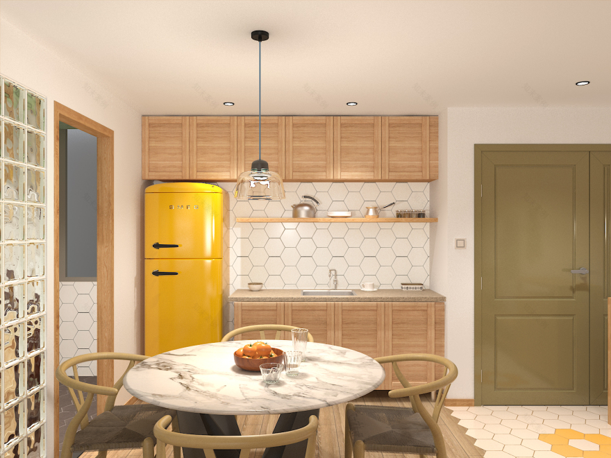 深圳新中式原木风格住宅设计-5