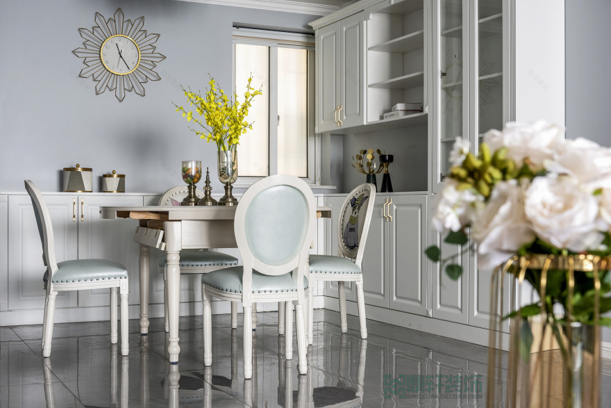 重庆鼎轩装饰 | 现代美式 130㎡老房爆改,加州百合园温馨家居空间-39