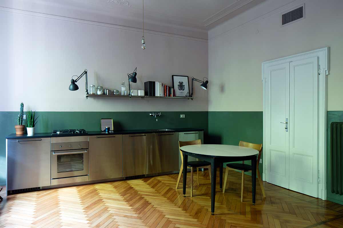 米兰百年公寓的复古与现代交融-5