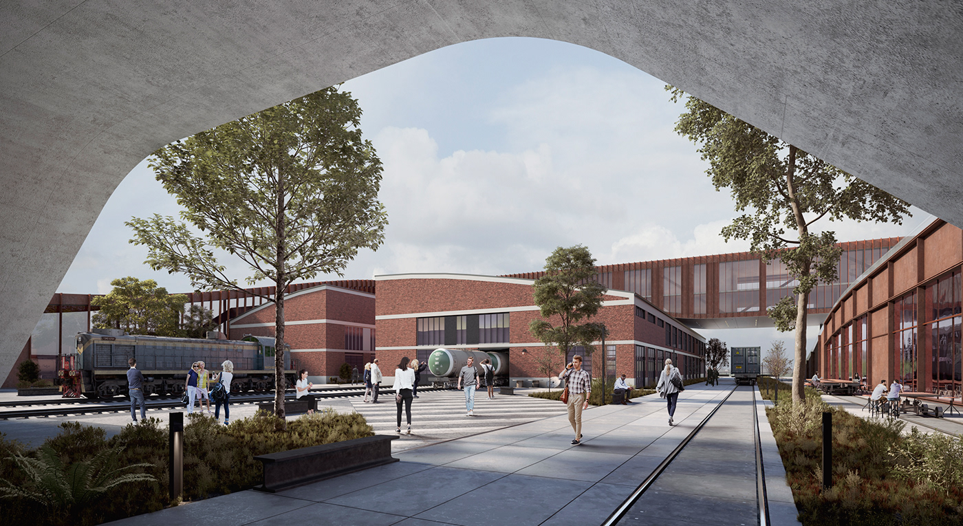 Island revitalization concept, Hamburg-10