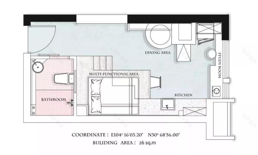 一房变七房,26㎡蜗居变身“最美单身公寓”-51