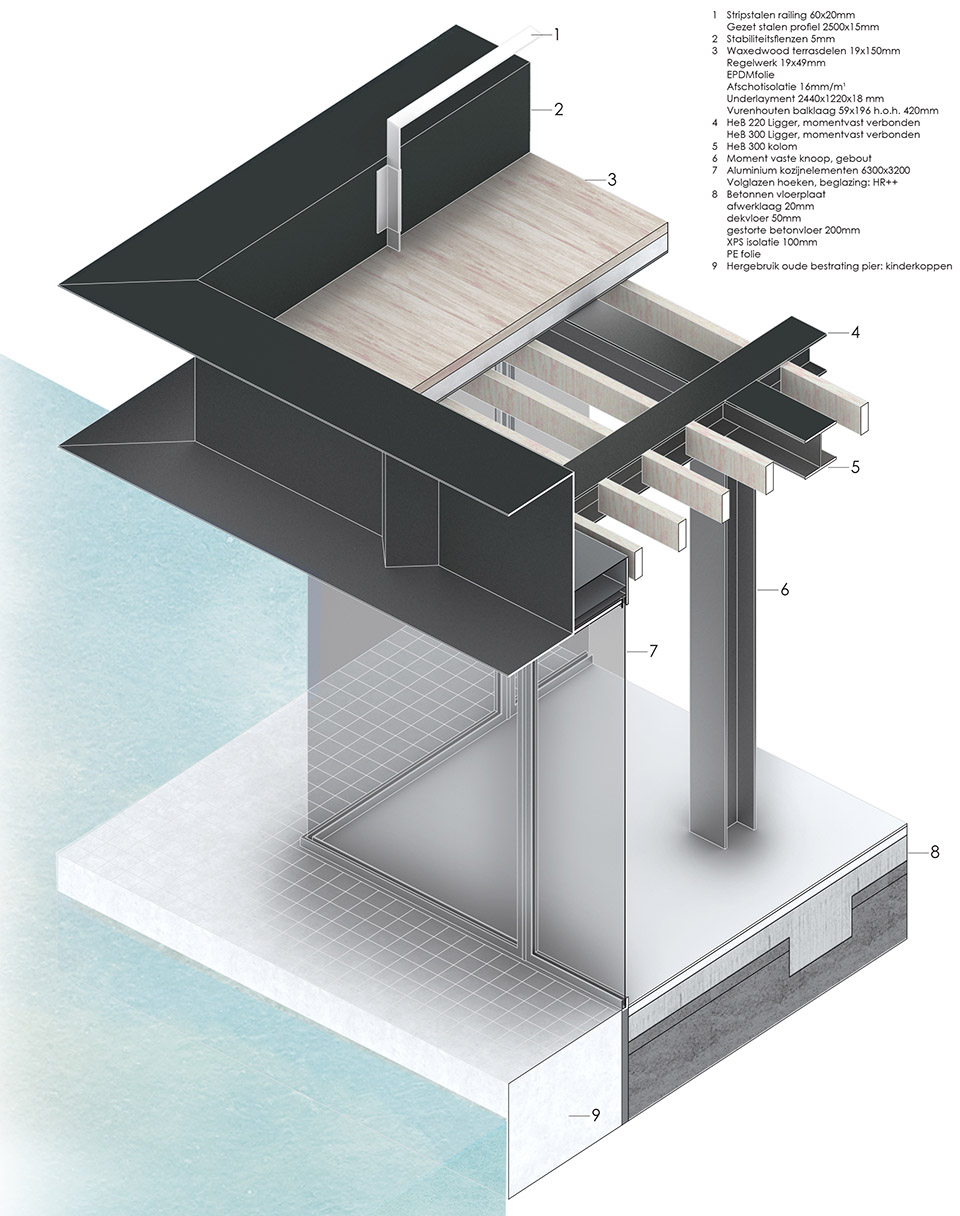 荷兰蒂尔堡海港力量感建筑-27