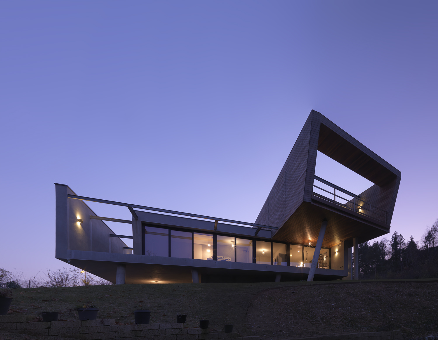 悬浮森林中的透明别墅-106