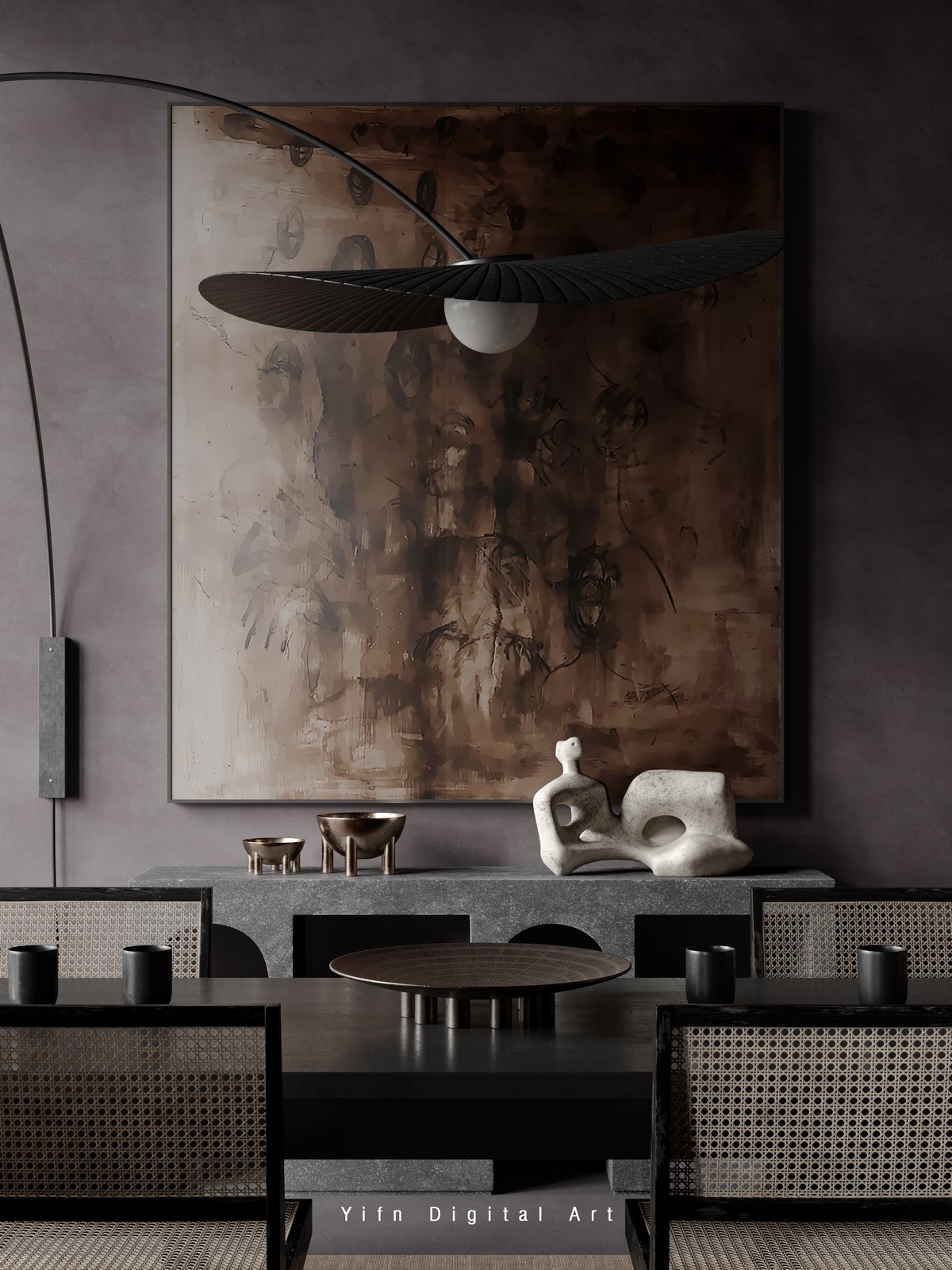 易梵 / 室内住宅 / corona,Rendering-0