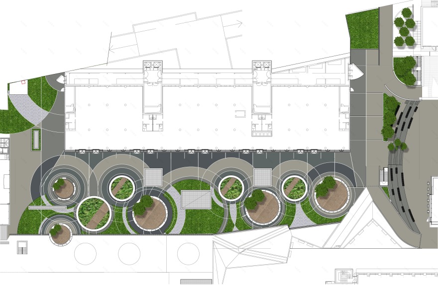 自然元素融合的创新工作空间-15