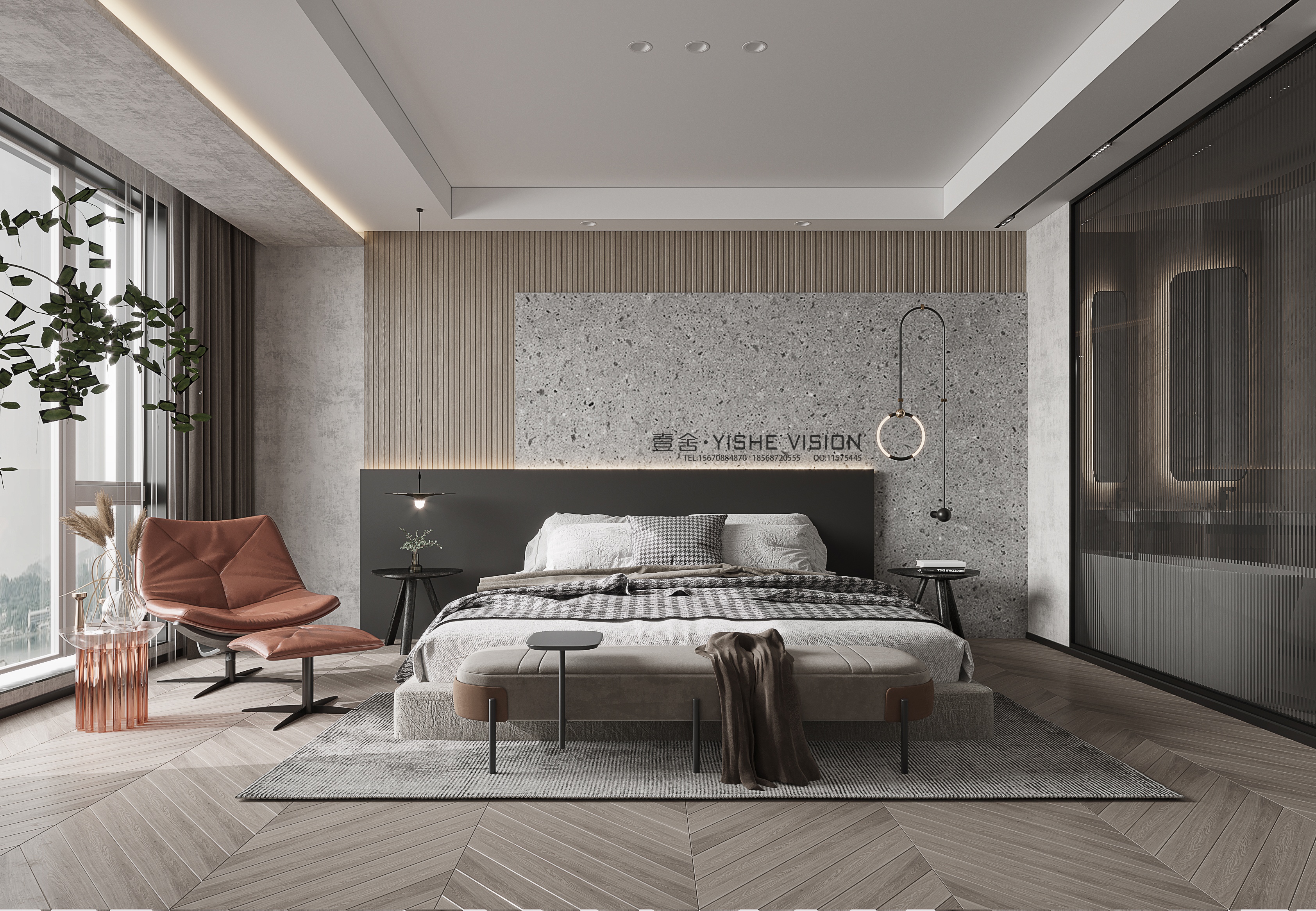 现代卧室设计-6