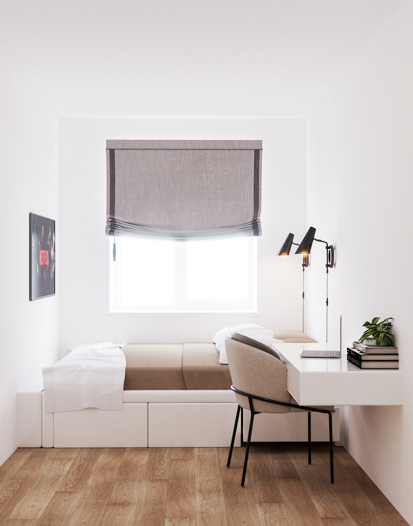 Yana Kapusta丨公寓丨Small apartment with tiny bedroom-0