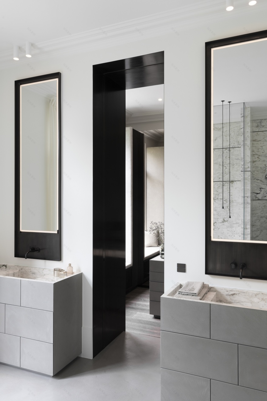 比利时安特卫普“现代洞穴”别墅室内设计-11