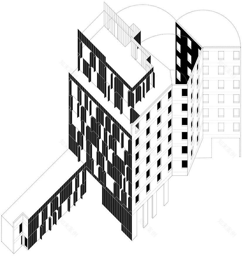 马德里 Salamanca 区 Claudio Coello 121 住宅楼 | 对比材料打造独特城市景观-6