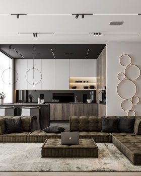 ANDREY_AGEENKOV_ARCHITECTS丨平层丨Den+Marie