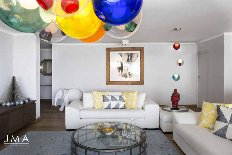 色彩与海景共融的南非公寓设计-1