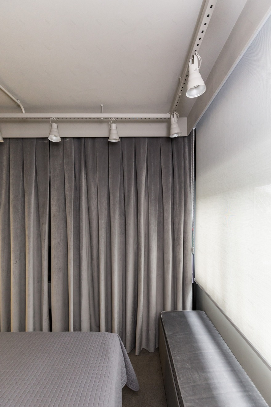 黑白灰的简约之家 | 巴西公寓设计案例-8