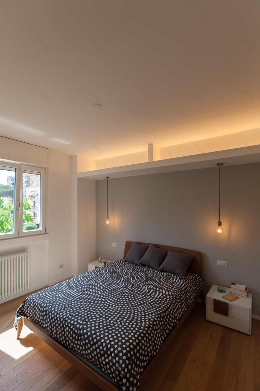 罗马南郊公寓的灵动空间设计-20